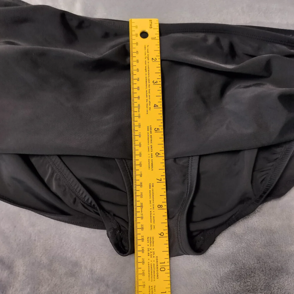 2/$30 Merona Black Bikini Swim Suit Bottoms‎ Womens Size M Beach Pool